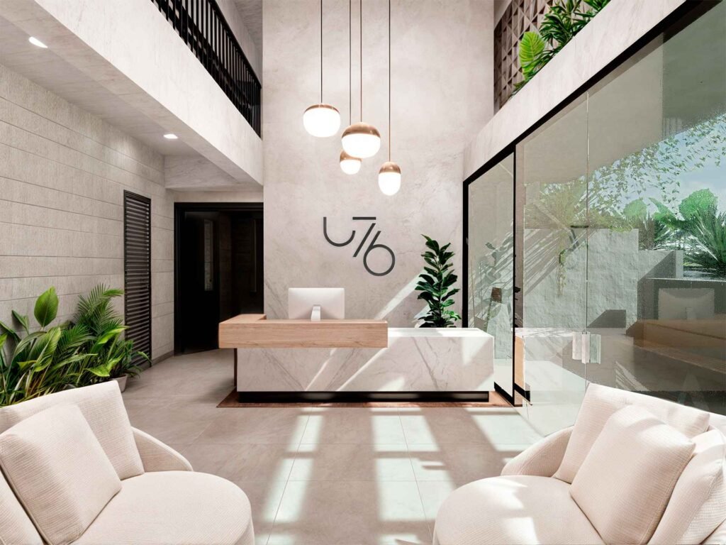 Lobby a doble altura Unique 76